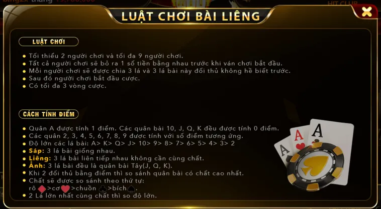 Liêng Tại HitClub Sân Chơi Bài Cào Ba Lá Đỉnh Cao Cho Mọi Người