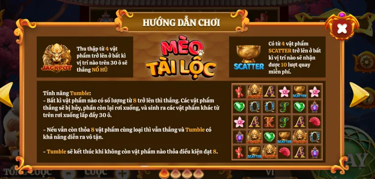 Chinh Phục Cơn Mưa Tài Lộc Cùng Nổ Hũ Mèo Tài Lộc Tại HitClub Đẳng Cấp