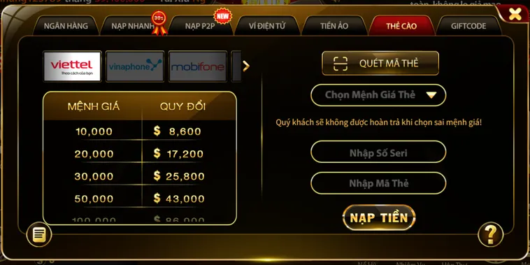 Hướng Dẫn Nạp Tiền HitClub An Toàn Siêu Tốc Cho Mọi Hội Viên