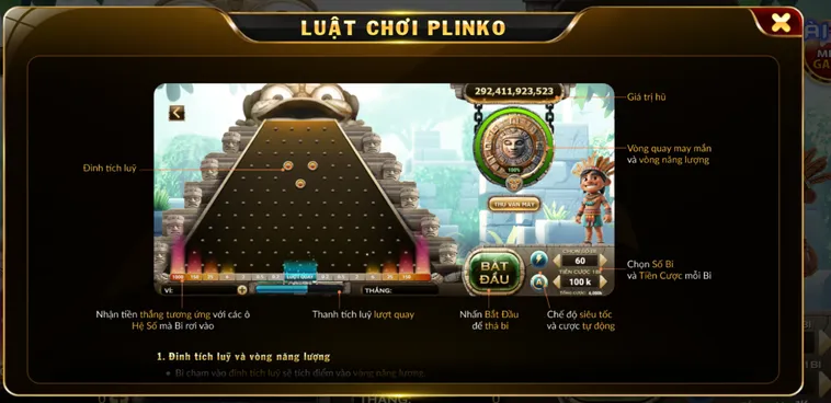 Plinko Tại HitClub Trò Chơi Thả Bóng Đỉnh Cao Cơ Hội Thắng Lớn