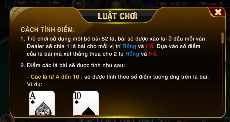 Sảnh Game Rồng Hổ Tại HitClub Đẳng Cấp Đỉnh Cao Cho Mọi Game Thủ