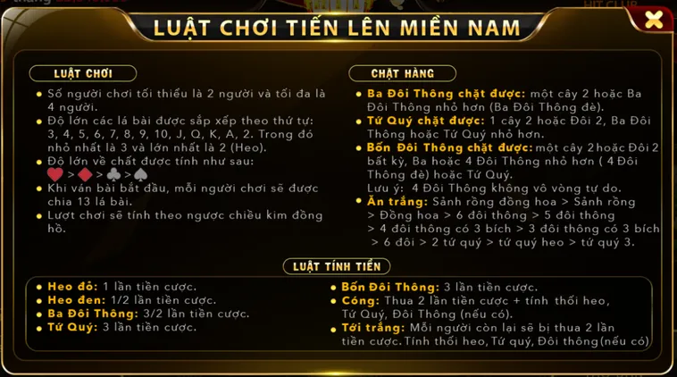 Chinh Phục Đỉnh Cao Tiến Lên Miền Nam Tại HitClub Đẳng Cấp Nhất
